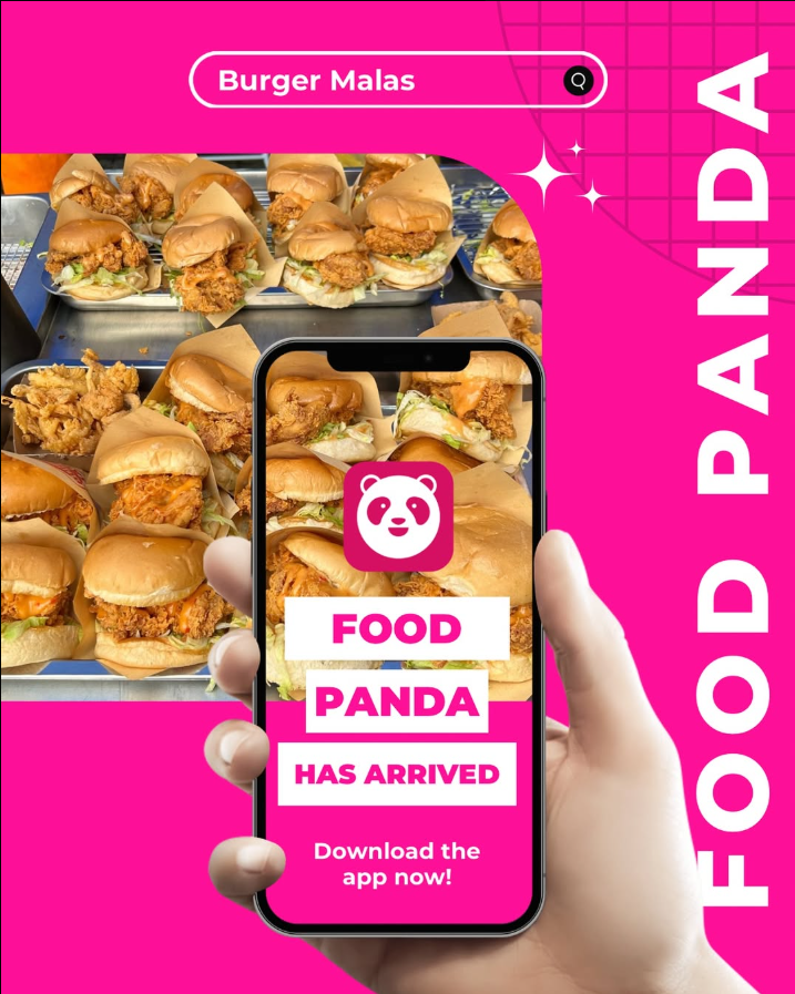 Burger Malas x Foodpanda